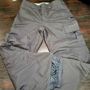 Burton Snow Pants Mens Medium Black Dryride Ski Snowboard Outdoor Lined